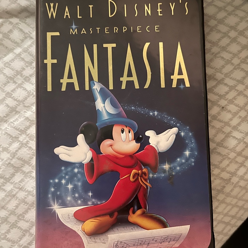 Rare Walt Disney’s FANTASIA Black Diamond VHS
